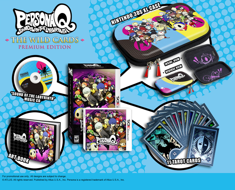 Illustration for article titled Every First-Run Copy Of Persona Q Comes With Half A Set Of Cards